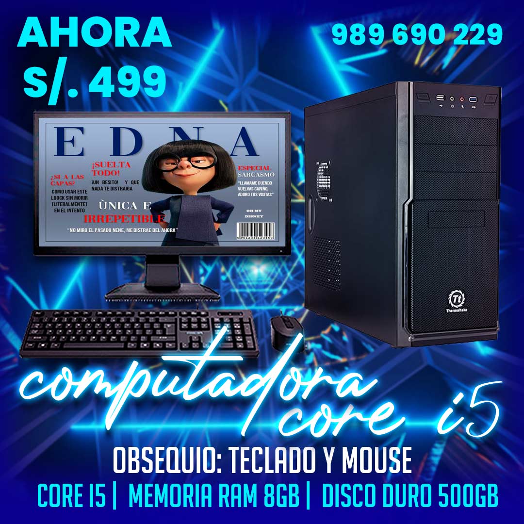 DESCUENTO EN COMPUTADORA CORE I5